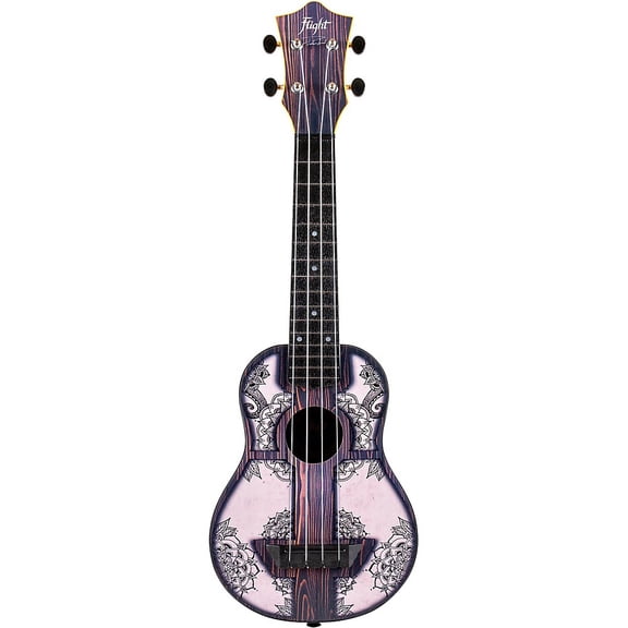 Flight TUS-40 Travel Soprano Ukulele Mandala Wood