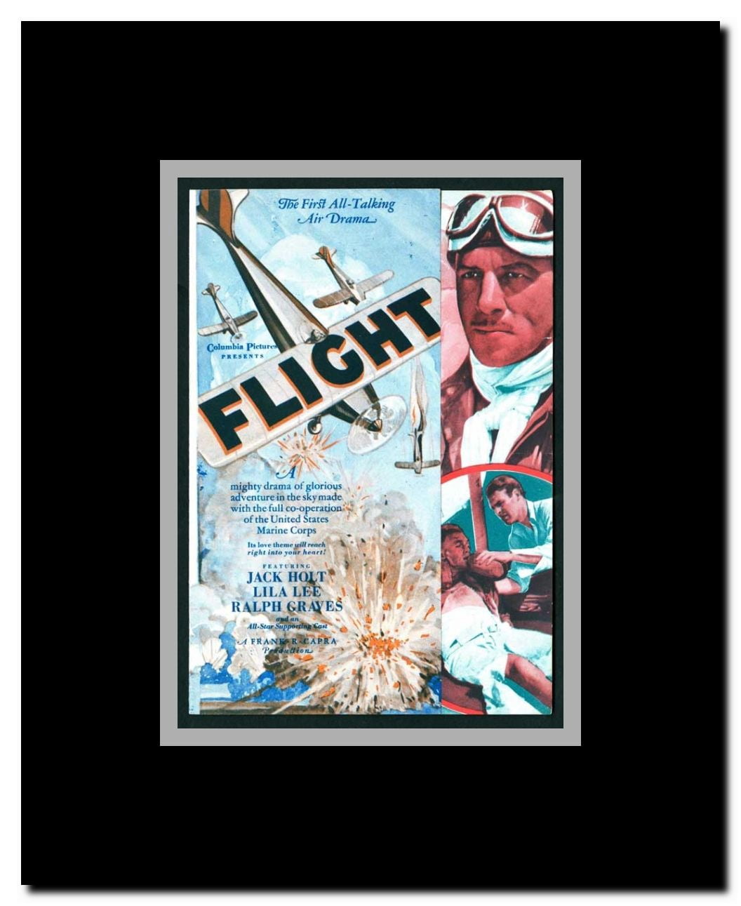 Flight The General Framed Movie Poster