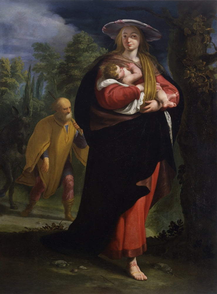 Flight To Egypt Canvas Art - (24 x 36)