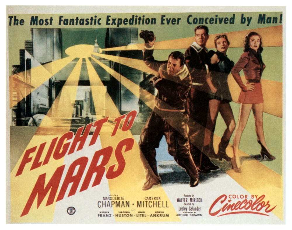 Flight To Mars Canvas Art - (28 x 22)