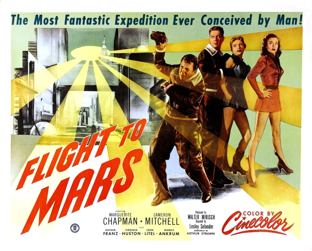 Flight To Mars Canvas Art - (28 x 22)