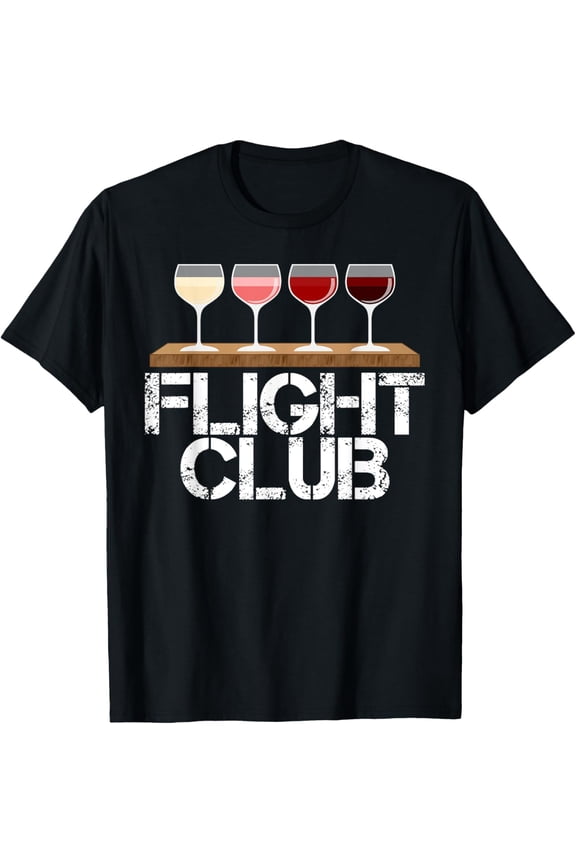 Flight Wine Club FOMO Wine Tasting Sample rose red white T-ShirtMen's and women's short-sleeved pure cotton shirts