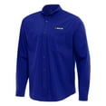 thumbnail image 1 of Flight Woven Tri-Blend Long Sleeve Button-Down Shirt-Antigua  Royal, 1 of 1