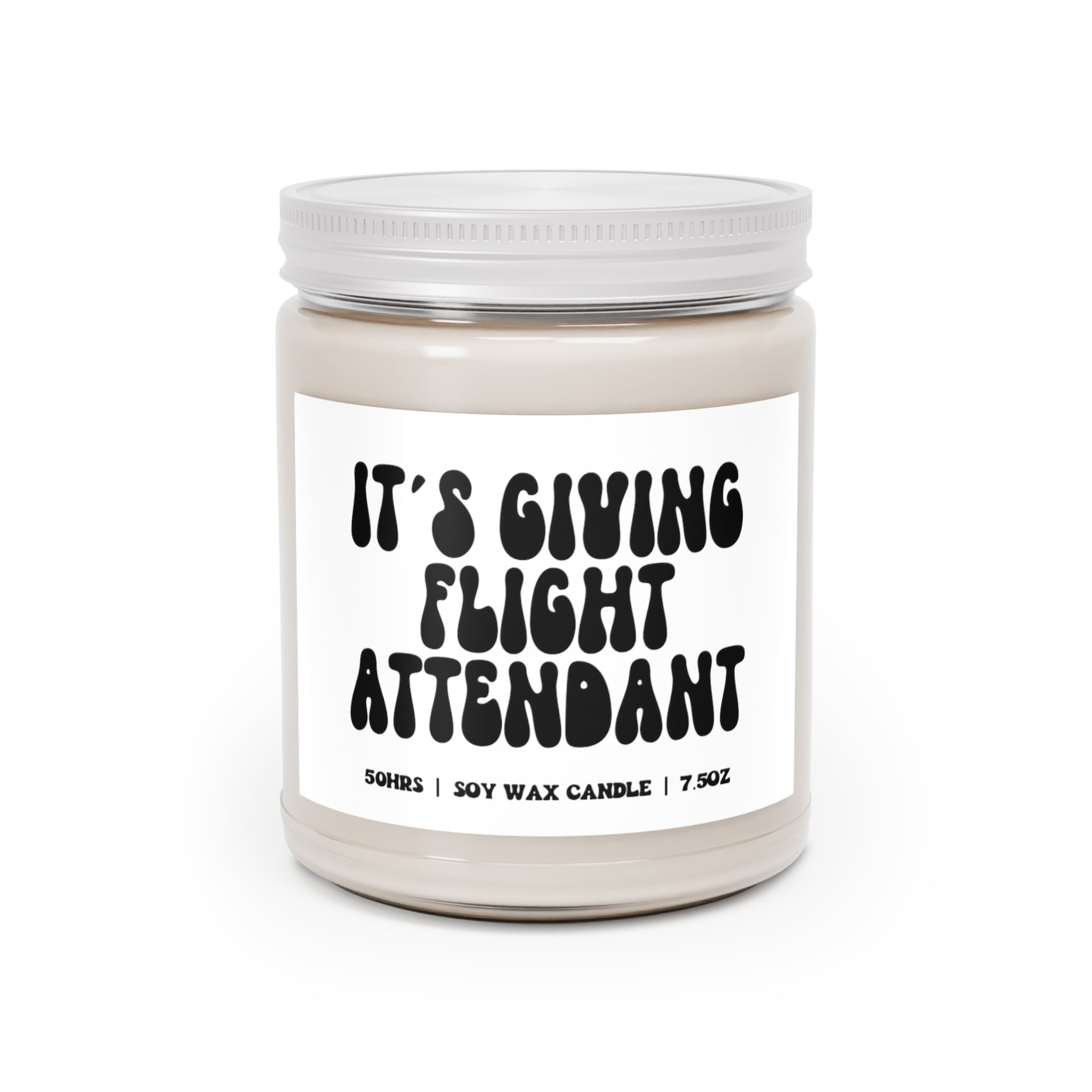 Flight attendant Candle Gifts Home Office Decor Scented Vanilla Soy Wax