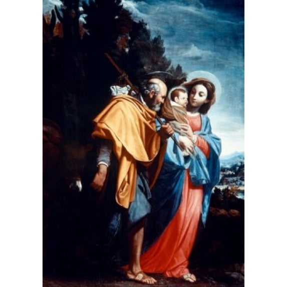Flight into Egypt by Carlo Saraceni, (1579-1620) Poster Print (18 x 24)