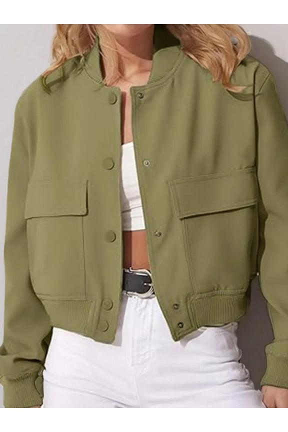 Flight jacket Sports lounge Jacket Women's stylish top for everyday street commute