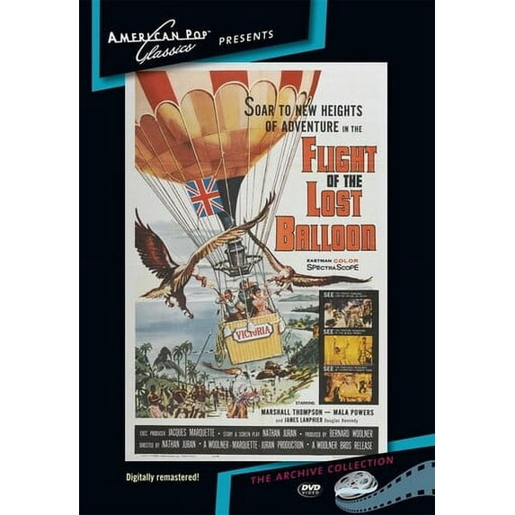 Flight of Lost Balloon (DVD), American Pop Classic, Action & Adventure