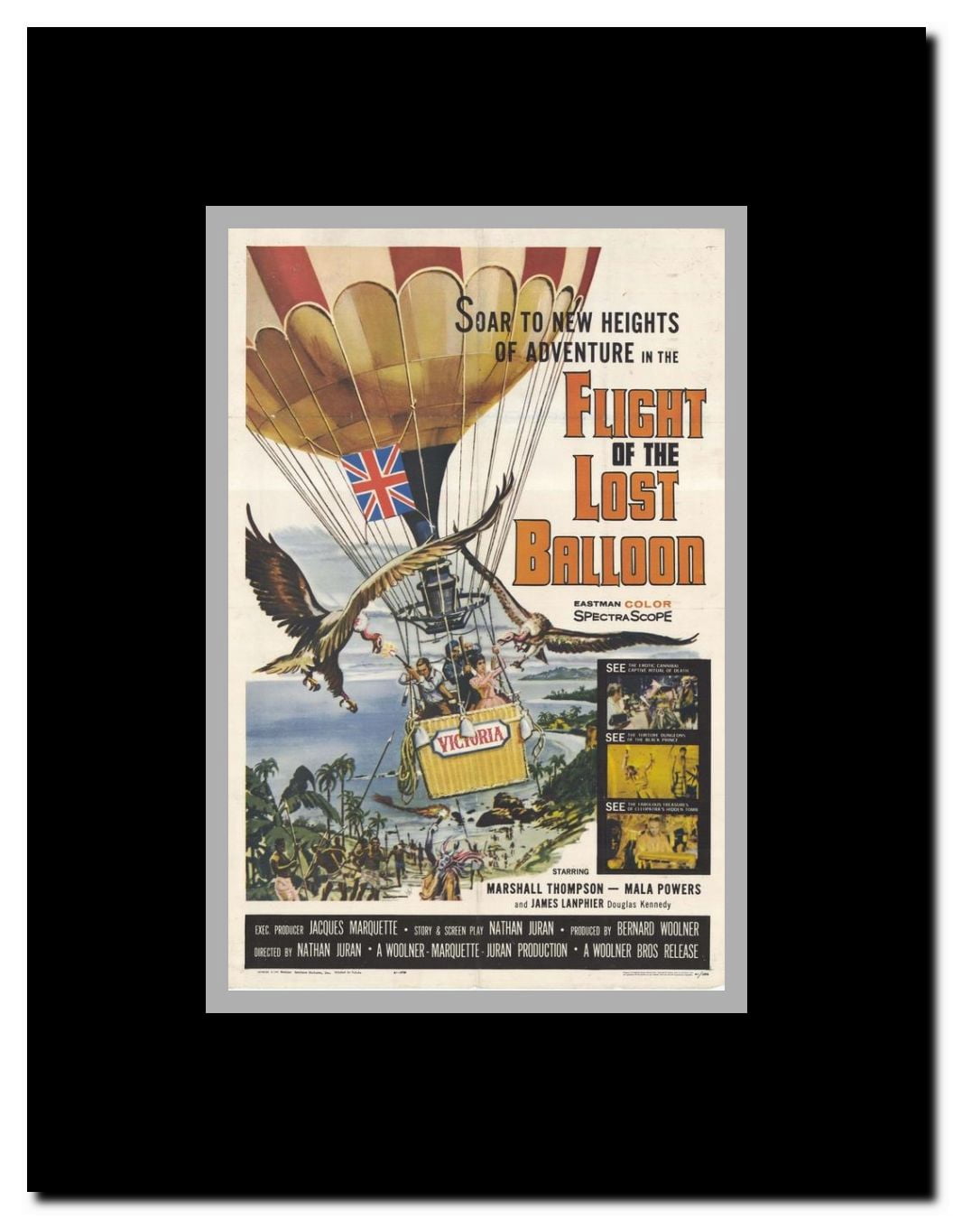 Flight of the Lost Balloon Framed Movie Poster