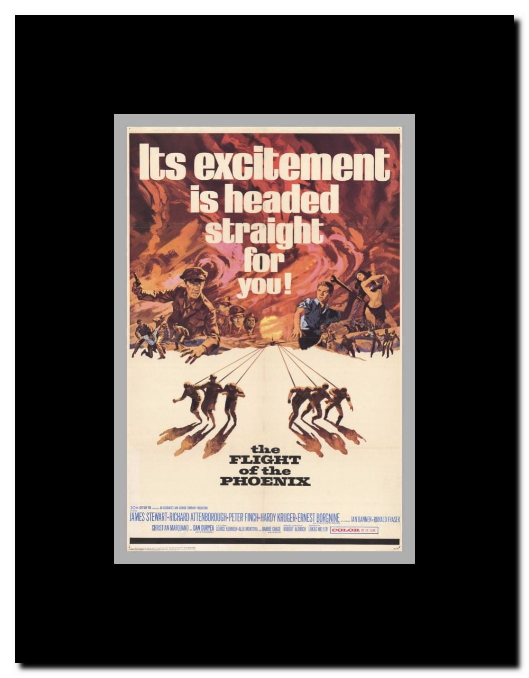 Flight of the Phoenix The Framed Movie Poster