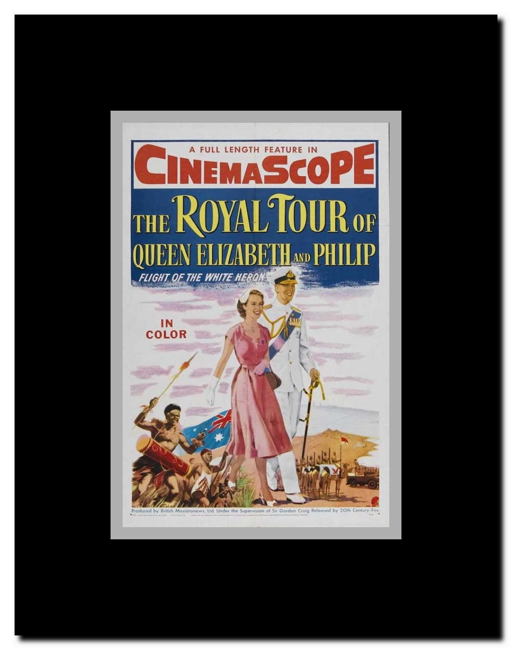 Flight of the White Heron Framed Movie Poster