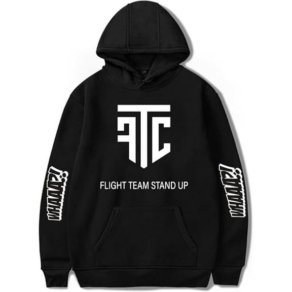 FlightReacts Hoodies Merch Women Men Fashion New Printed Long Sleeve Casual Pullovers