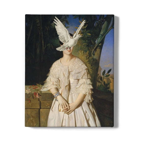 Flightless Bird I Wrapped Canvas -Victoria Barnes Designs,