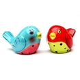 thumbnail image 1 of Flights Of Fancy: Red And Blue Love Birds Salt & Pepper ShakerBy Babs, 1 of 1
