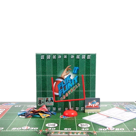 FlikIt FlikIt Football Tabletop Game, Competitive Board Game for Family Fun, 6-Fold Board