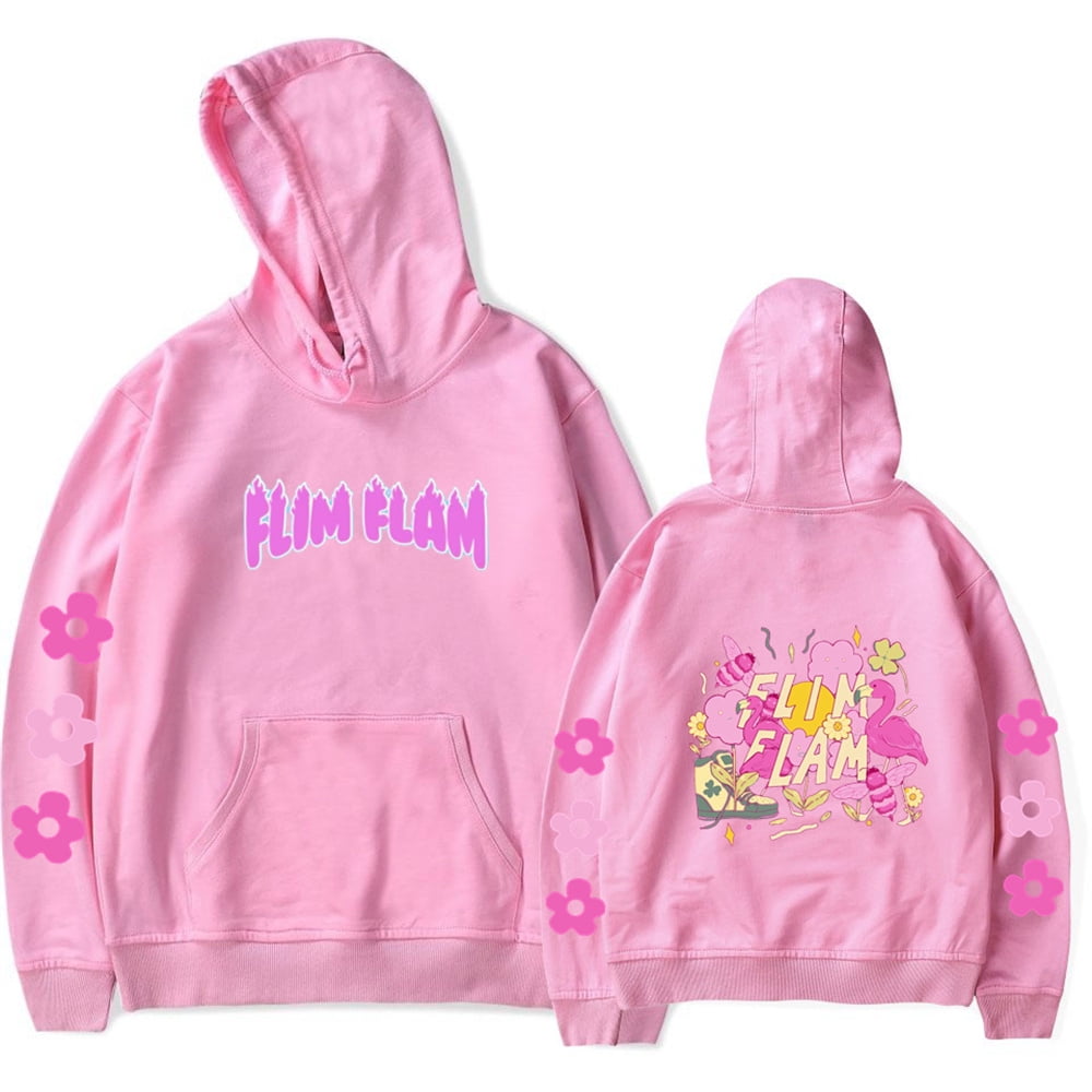 Flim Flam Flamingo Merch Hoodies Flowers Bees Logo Hoodie Men Women s Sweatshirt Walmart