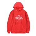thumbnail image 1 of Flim Flam Love Birds Hoodie Flamingo Merch Men Women Hooded Casual Fashion Long Sleeve, 1 of 3