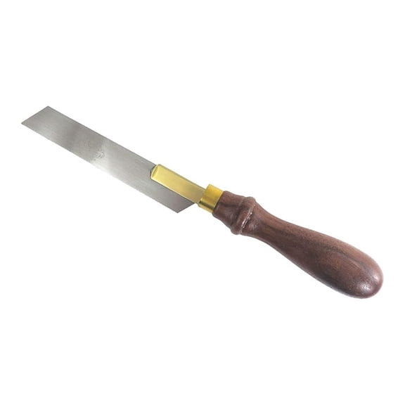 Flinn Pax Flush Cut Saw 6 Inch - 20 TPI Razor Saw, Brass Back, Walnut Handle
