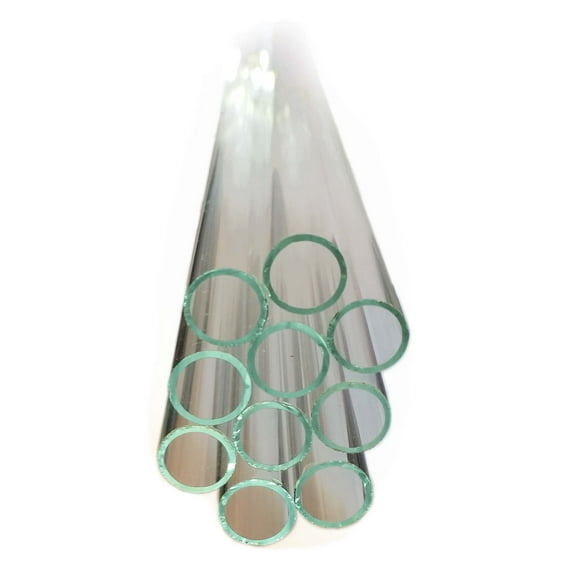 Tubing, Flint Glass 12mm Outer Diameter x 24 inches or 610mm length. 1 Pound