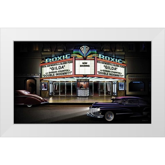 Flint, Helen 14x10 White Modern Wood Framed Museum Art Print Titled - Roxie Picture