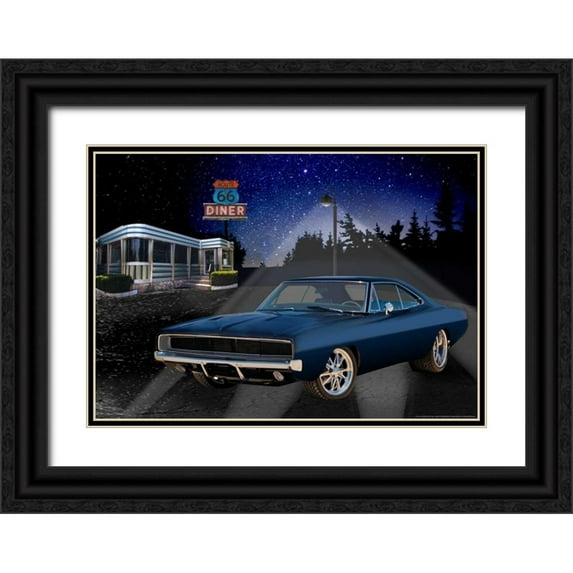 Flint, Helen 14x11 Black Ornate Wood Framed with Double Matting Museum Art Print Titled - 66 Muscle