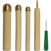 MEJORTMR Flint Knapping Kit - Pro & Beginner Friendly, 3 Copper Hammers, Awl, Pressure Flaker, Tool Bag, Stone Crafting for Arrowheads & Primitive Tools