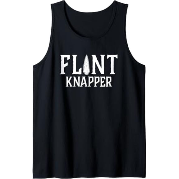 Flint Knapping Stone Tools Primitive Craft Arrowhead Hunting Tank Top Size S-3XL