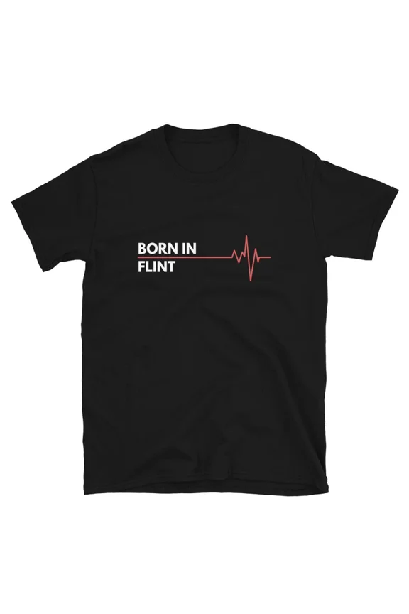 Flint Michigan City Of Birth Hometown Roots Souvenir Gift Top Tee TShirt,for men and women up to 5XL