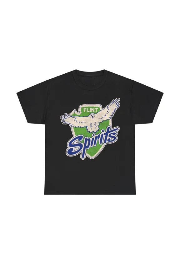 Flint Michigan Classic Ice Hockey Heritage Team Graphic Unisex T-Shirt, up to size 5XL