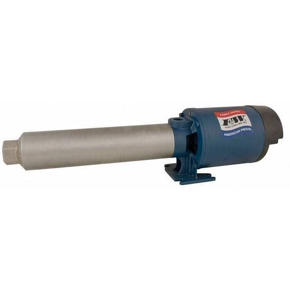 Booster Pump, 1/3 hp, 120/240V AC, 1 Phase, 3/4 in NPT Inlet Size, 8 Stage, 96 psi Max Pressure