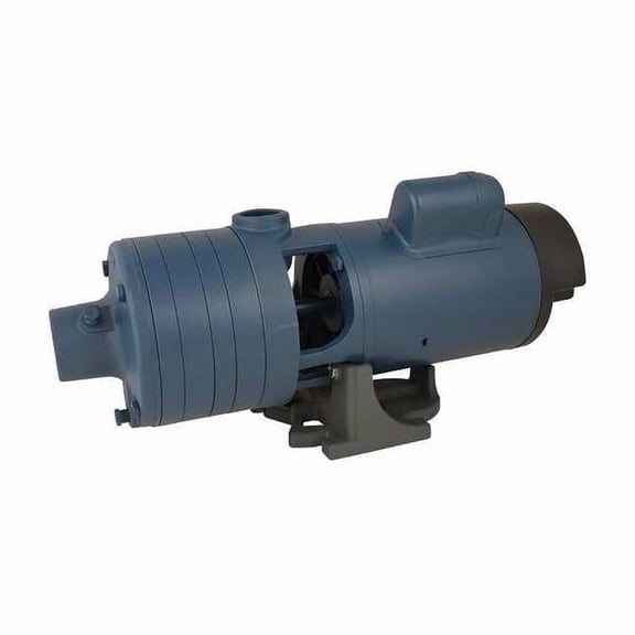 Booster Pump, 1 hp, 120/240V AC, 1 Phase, 1-1/2 in NPT Inlet Size, 2 Stage, 62 psi Max Pressure