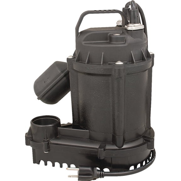 Flint Walling/Star 5STS Submersible Sump and Effluent Pump with Float Switch, 1/2Hp