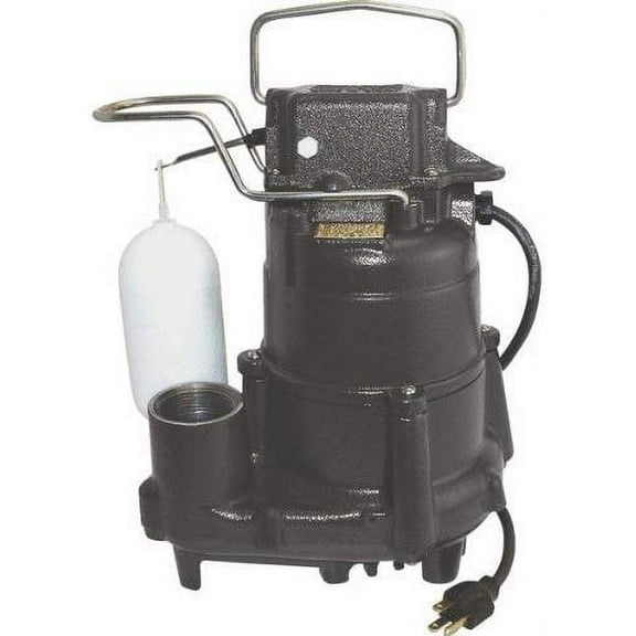Flint & Walling Submersible Sump Pump S1098 - Cast Iron, Manual, 1/2Hp, 4320 GPM