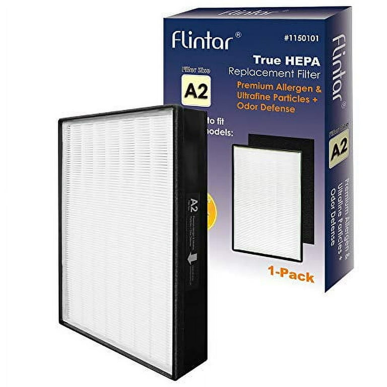 Flintar Type A2 H13 Grade True HEPA Replacement Filter Compatible