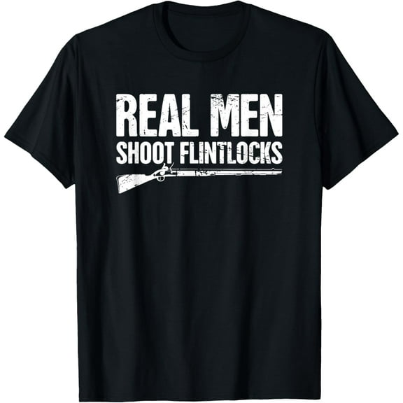 Flintlocks | Funny Civil War Reenactor T-Shirt T-Shirt100% cotton