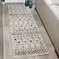 thumbnail image 1 of Flintstone Modern Plush Polypropylene Indoor Area Rug - 2' 7" x 8', Slate, 1 of 7