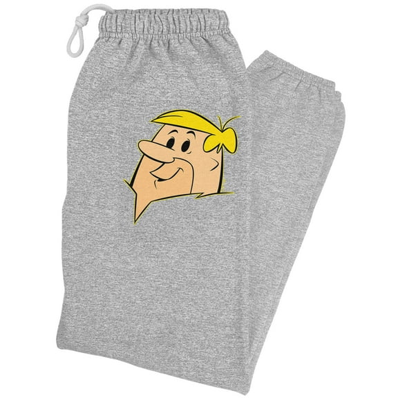 Flintstones Barney Headshot Unisex Jogger Sweatpants for Men and Women, Athletic Heather, Small