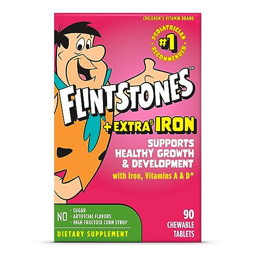 Flintstones Chewable Kids Multivitamin with Vitamin C, D, B12 & Iron