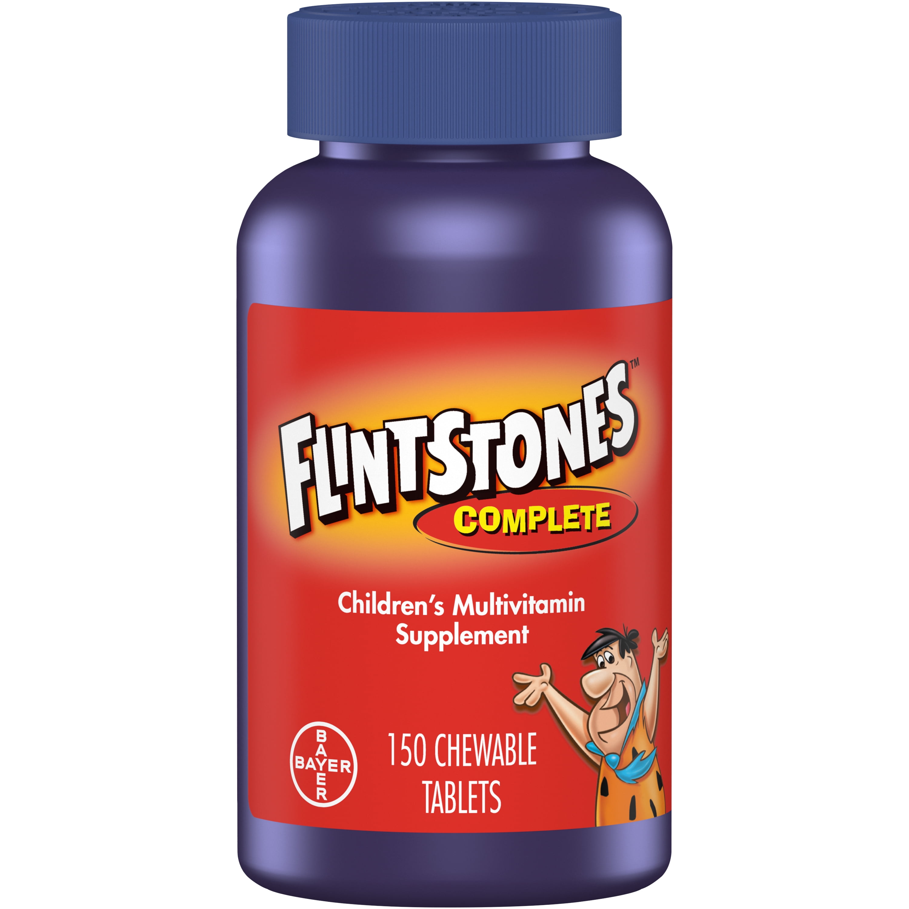 Flintstones Complete Chewable Kids Vitamins ages 2+, 150 Count ...