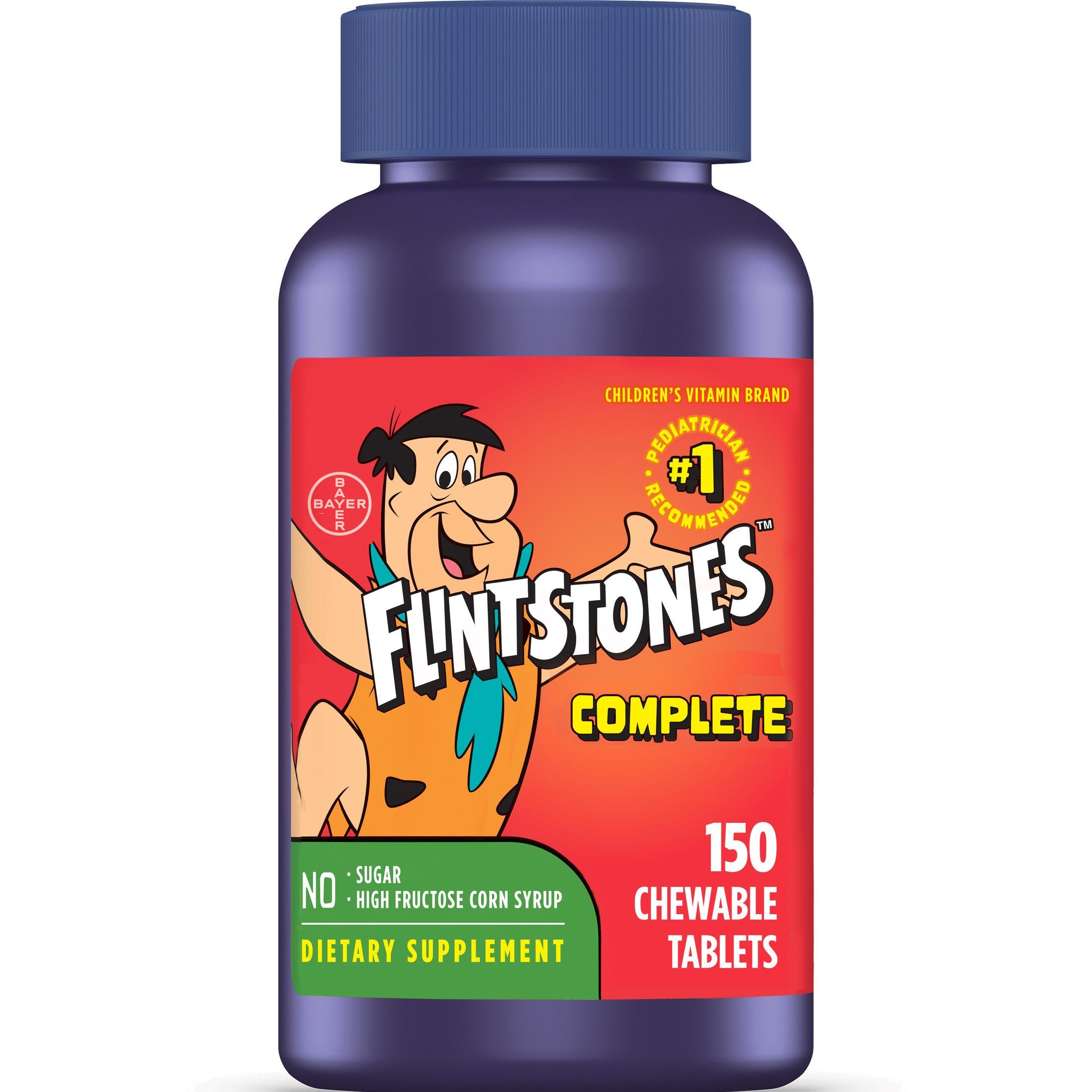Flintstones Chewable Kids Vitamin, Multivitamin for Kids, 150 Count - image 1 of 14