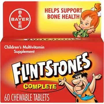 Flintstones Chewable Kids Vitamin, Multivitamin for Kids, 60 Count (Pack of 10)