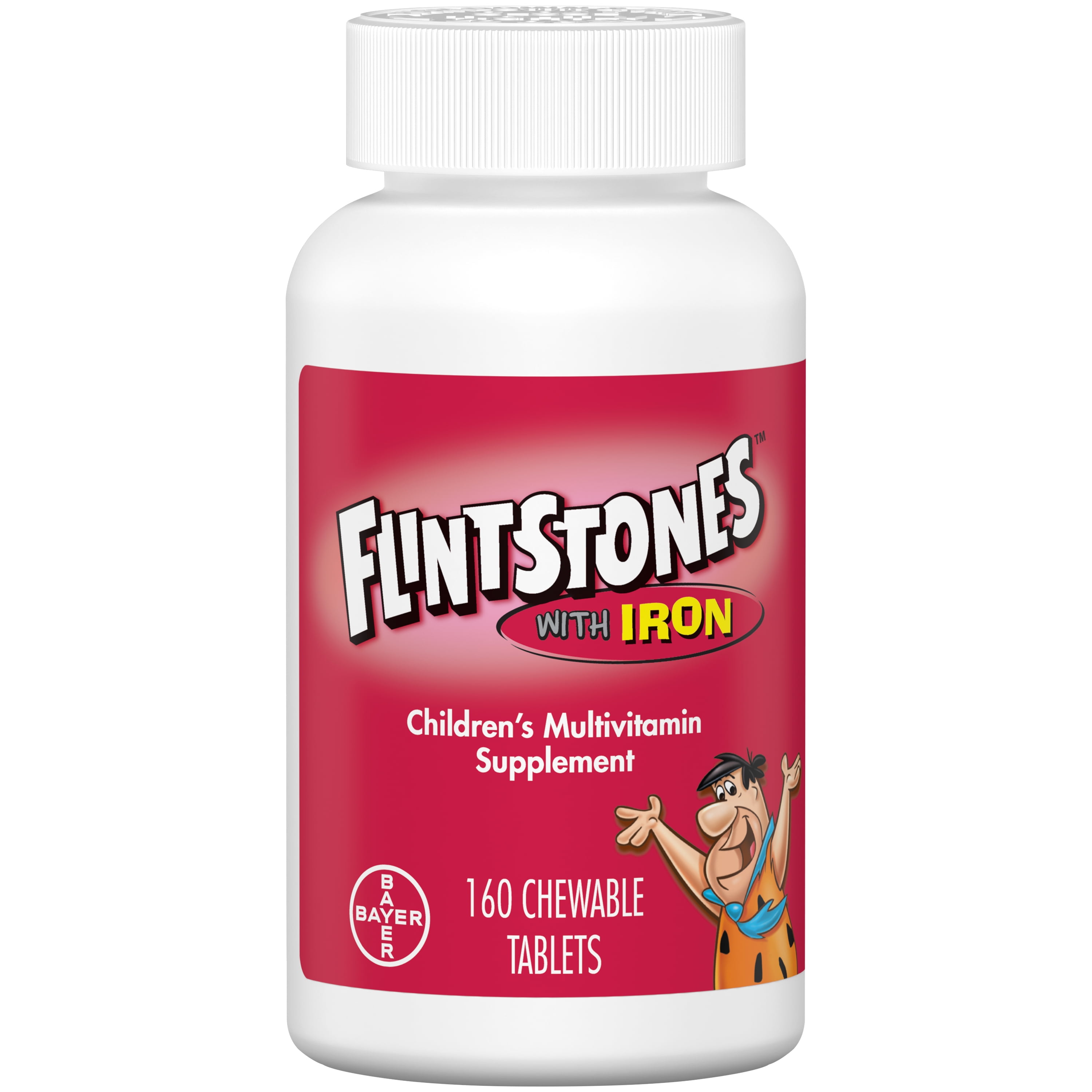 Does Flintstones Complete Have Iron Flintstones Chewable Multivitamin for Kids with Iron, 160 Count