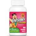 Flintstones Chewable Kids Vitamins w Iron, Multivitamin for Kids, 160