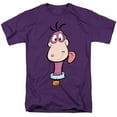 thumbnail image 1 of Flintstones Dino Headshot Unisex Adult T Shirt, Purple, 5X Large, 1 of 6