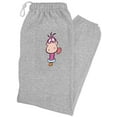 thumbnail image 1 of Flintstones Dino Headshot Unisex Jogger Sweatpants for Men and Women, Athletic Heather, Small, 1 of 1