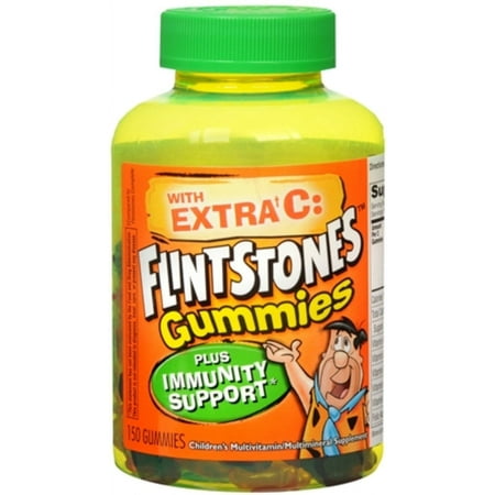 Flintstones Immunity Support C, Children's Multivitamin Gummies, 150 ea - 2pc