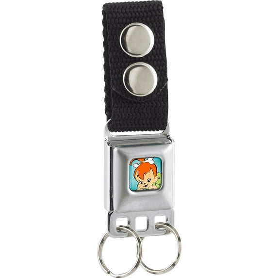 Flintstones Pebbles Cartoon TV Show Keychain