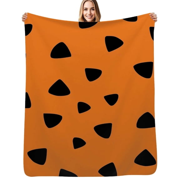 Flintstones Texture Flannel Blankets Soft Throw Blanket Winter Travel Office Outdoor Bedspread