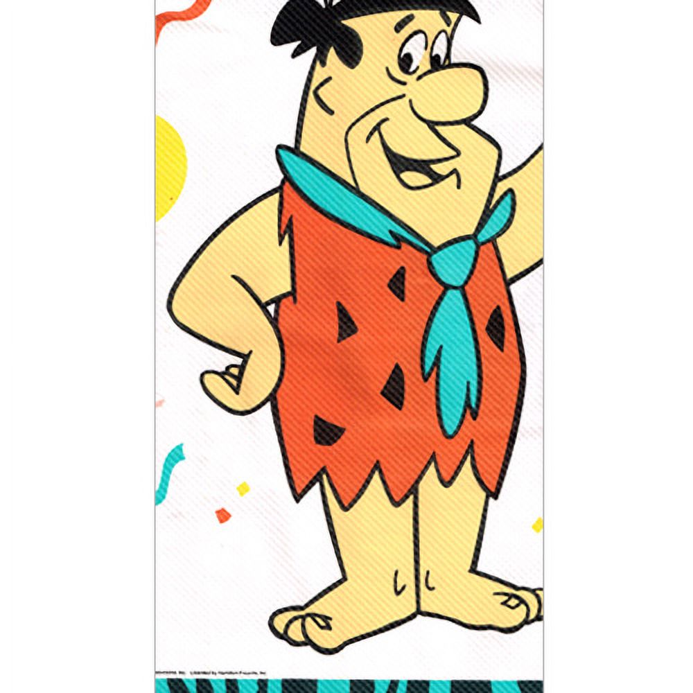 Flintstones Vintage 1990 Animal Print Paper Table Cover (1ct)