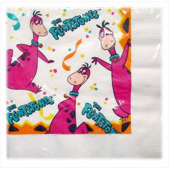 Flintstones Vintage 1996 Dino Lunch Napkins (16ct)