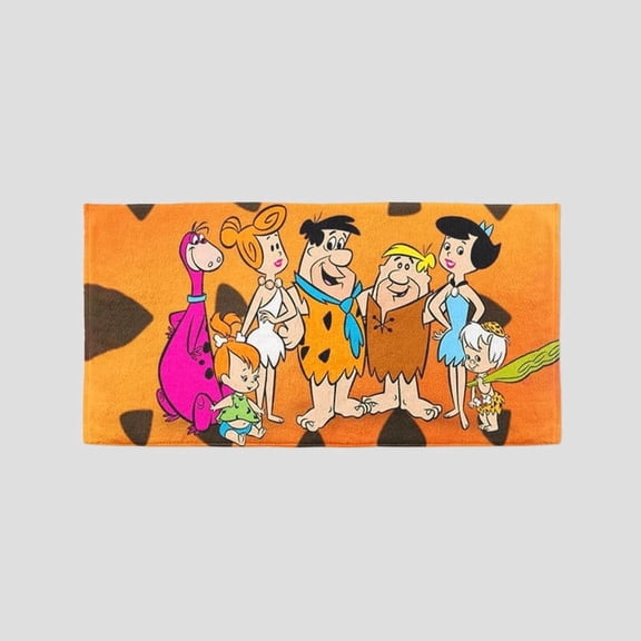 Flintstones's single-sided towel, featuring a unique design, is a perfect gift for fans. Great for gym, yoga, boxing, and sunbathing, it measures 13.8"x28.7".